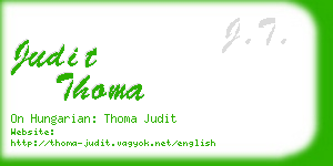 judit thoma business card